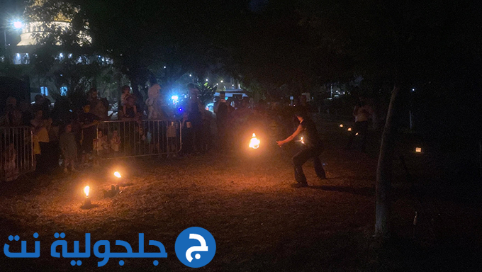 فعاليات ليلية باحضان الطبيعة في وادي قانا في جلجولية